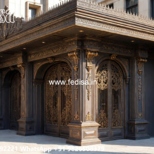 Stylish Car Parking Shed Design with Luxury Front Elevation No-1034