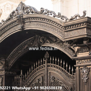 Stylish Car Parking Shed Design with Decorative Roof Elements No-1051