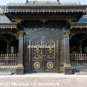 Modern Car Parking Shed Design with Decorative Structural Beauty No-1067