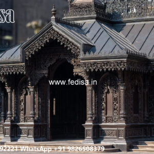 Elegant Car Parking Shed Design with Beautiful Outdoor Appeal No-1076