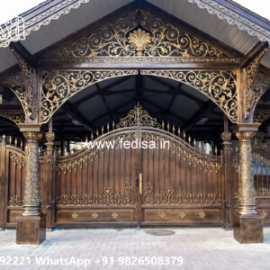 Attractive Luxury Car Parking Shed Design with Lighting No-1137