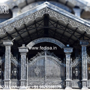 Luxury Car Parking Shed Design with Stylish Exterior Finish No-1143