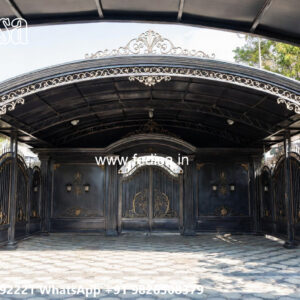 Luxury Car Parking Shed Design with Spacious Parking Area No-1156