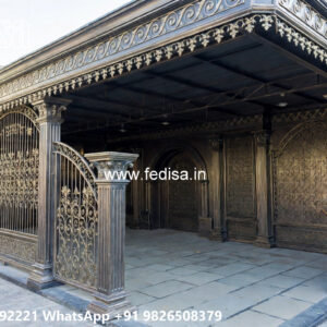 Luxury Car Parking Shed Design with Modern Structural Beauty No-1162