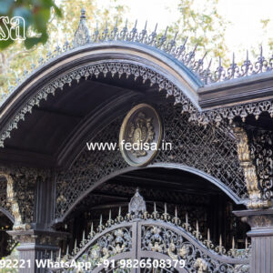 Luxury Car Parking Shed Design with Elegant Roof Architecture No-1180