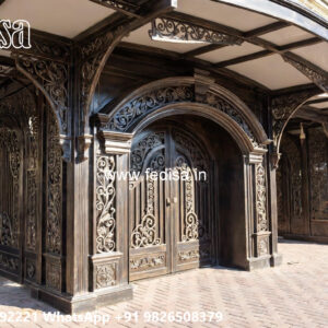 Luxury Car Parking Shed Design with Premium Structural Framework No-1185