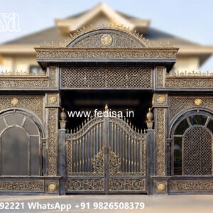 Luxury Car Parking Shed Design with Decorative Roof Panels No-1212