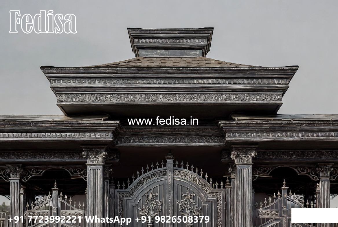 Luxury Car Parking Shed Design with Beautiful Exterior Appeal No-1231