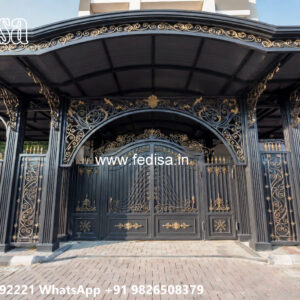 Luxury Car Parking Shed Design with Stylish Structural Appeal No-1274