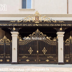 Modern Iron Car Parking Shed Design Concepts No-1283