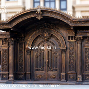 Iron Car Parking Shed Design with Elegant Metal Finish