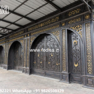 Beautiful Iron Car Parking Shed Design for Home Entrance