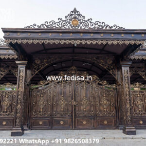 Iron Car Parking Shed Design with Attractive Roof Style No-1326