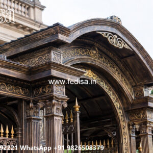 Iron Car Parking Shed Design with Elegant Structural Layout No-1349
