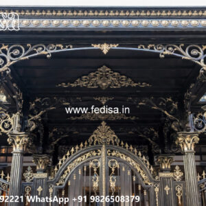 Luxury Iron Car Parking Shed Design with Stylish Appeal No-1350