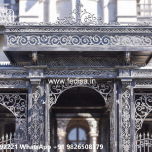 Modern Iron Car Parking Shed Design with Minimalist Structure No-1356