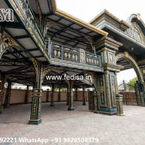 Classic Car Parking Shed Design with Attractive Roof Patterns No-1413