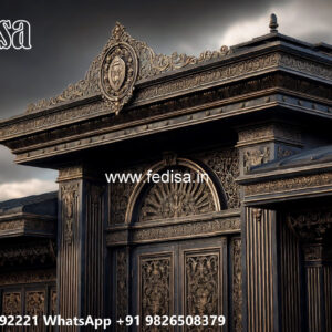 Traditional Classic Car Parking Shed Design with Elegant Appeal No-1449