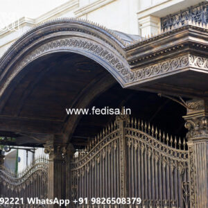 Royal Classic Car Parking Shed Design with Stylish Roof Patterns No-1476