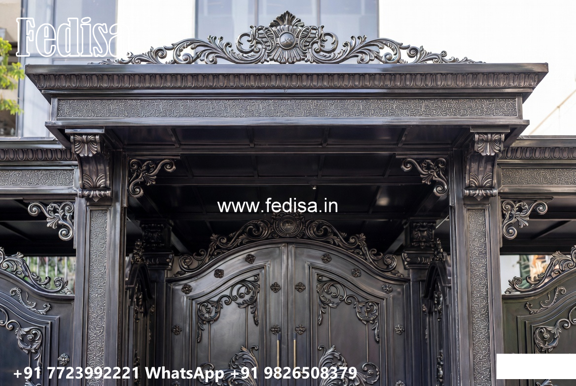 Classic Car Parking Shed Design with Stylish Decorative Roof No-1504