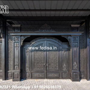 Classic Car Parking Shed Design with Decorative Support Columns No-1507