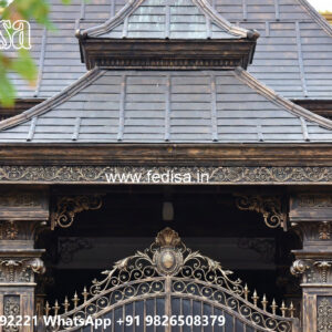 Elegant Classic Car Parking Shed Design with Outdoor Decorative Beauty No-1526