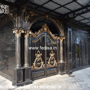 Stylish Classic Car Parking Shed Design with Beautiful Exterior Appeal No-1549
