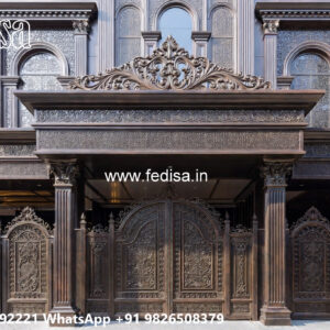 Stylish Car Parking Shed Design with Wooden Roof Finish