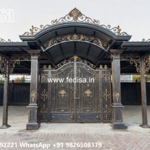 Car Parking Shed Design Ideas for Luxury Home Exterior No-1601
