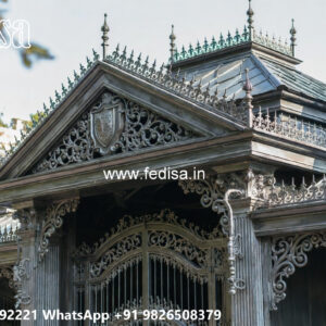 Stylish Car Parking Shed Design for Residential Villas No-1606