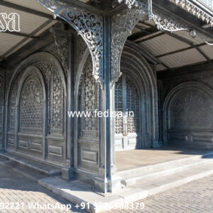 Decorative Car Parking Shed Design for Luxury Exterior No-1635