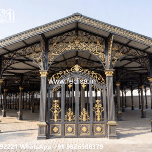 Car Parking Shed Design with Elegant Open Parking Style No-1666