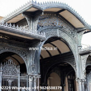 Premium Car Parking Shed Design for Dream Villas No-1673