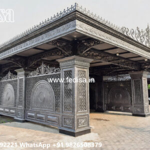 Elegant Car Parking Shed Design with Modern Roof Panels No-1676