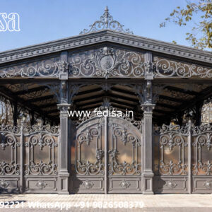 Stylish Car Parking Shed Design for Elegant Homes No-1695