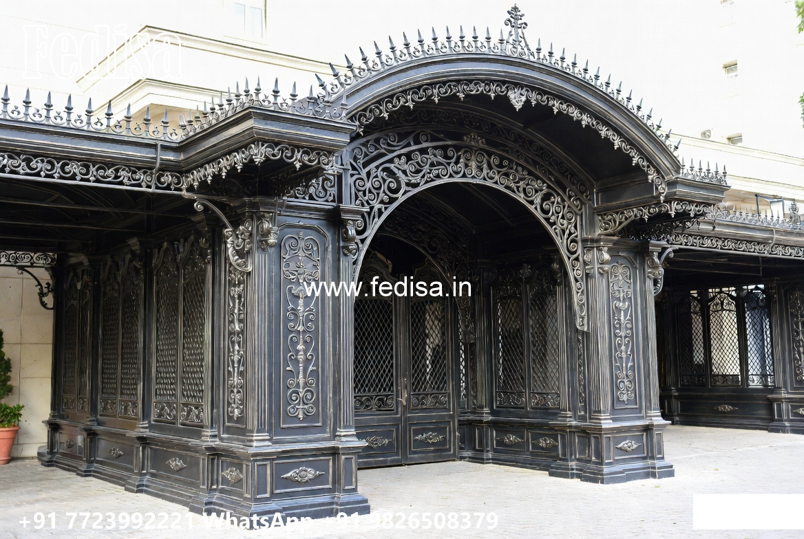 Modern Car Parking Shed Design with Contemporary Elements No-1714