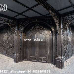 Modern Car Parking Shed Design with Attractive Outdoor Concept No-1733