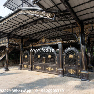 Elegant Car Parking Shed Design with Premium Outdoor Look No-1752