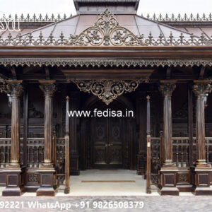 Elegant Car Parking Shed Design with Attractive Front Elevation No-1758