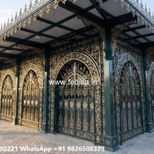 Modern Car Parking Shed Design with Decorative Outdoor Appeal No-1759