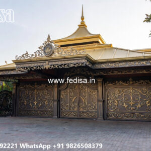 Stylish Car Parking Shed Design with Attractive Front Appeal No-1844