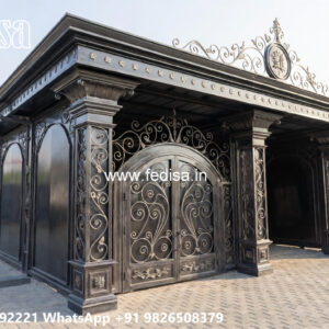 Luxury Car Parking Shed Design for Modern Villas No-1861