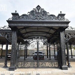Premium Luxury Car Parking Shed Design with Elegant Structure No-1928
