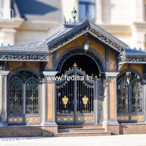 Luxury Car Parking Shed Design with Modern Decorative Framework No-1976