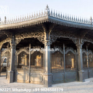 Luxury Car Parking Shed Design for Premium Villa Exterior No-1986