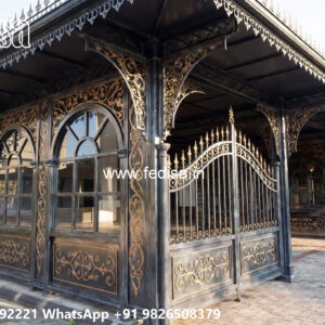 Stylish Luxury Car Parking Shed Design with Beautiful Roofing No-1987