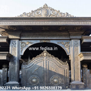 Luxury Car Parking Shed Design with Stylish Support Columns No-2001
