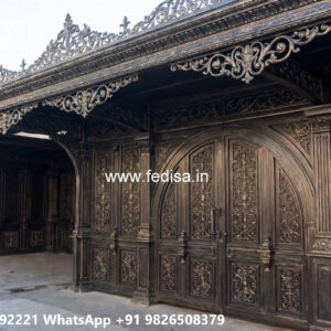 Elegant Luxury Car Parking Shed Design with Modern Roof Style No-2009