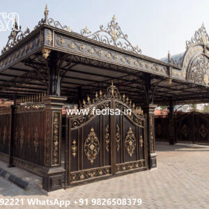 Modern Luxury Car Parking Shed Design with Spacious Appeal No-2015