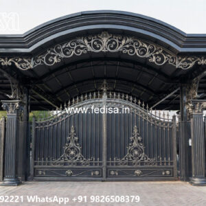 Modern Iron Car Parking Shed Design Concepts No-2063
